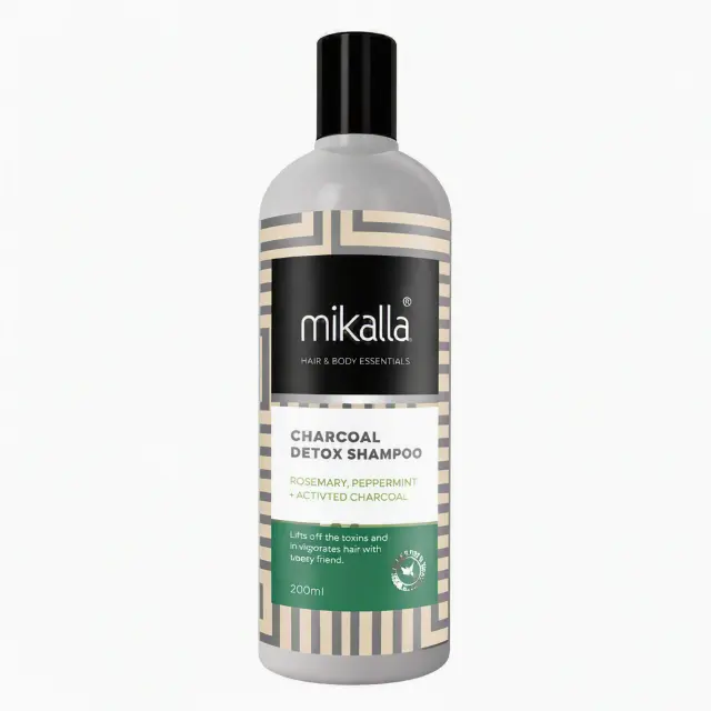 Mikalla Charcoal Detox Shampoo 450Ml